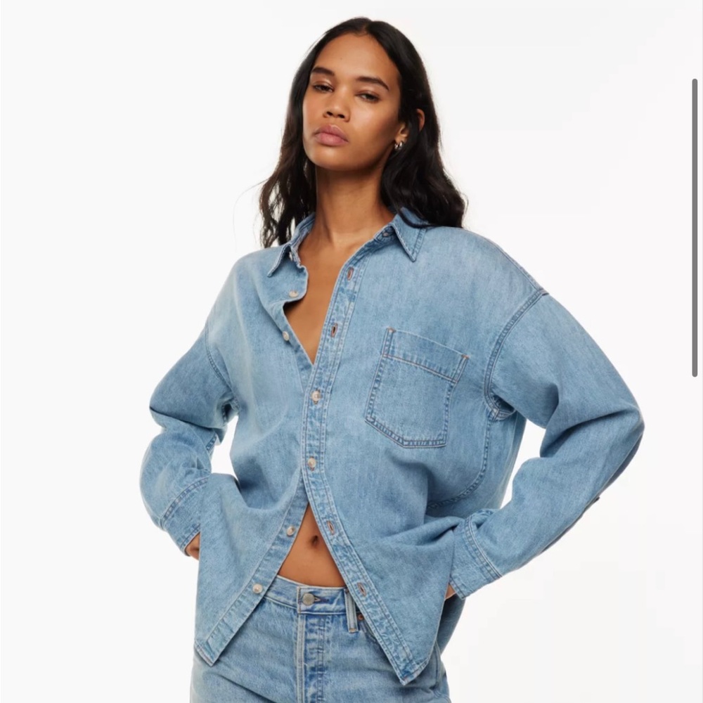 DENIM FORUM Denim Shirt (Size M - Oversized)